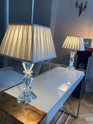 Lampade tavolo lucite x2 - lampade,