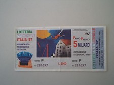 - BIGLIETTO DELLA LOTTERIA