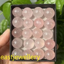 20x sfera quarzo rosa naturale