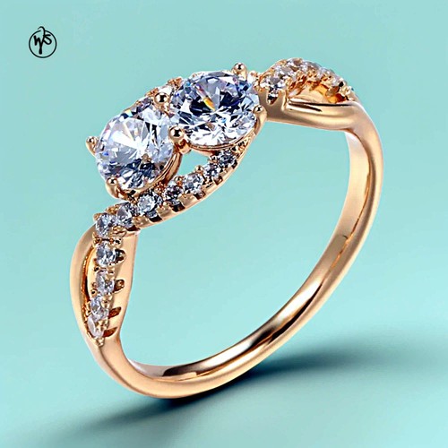 Anello donna placcato - anello,