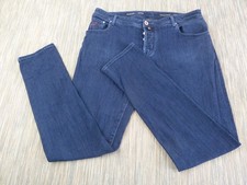 Jeans Jacob Cohen Uomo W40 L34 Blu Denim Stile Tessuto Giapponese 622 Made Italy