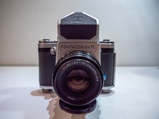 [NEAR MINT] Pentacon Six TL/Mirino Pentaprisma + Carl Zeiss Jena 80mm f/2.8