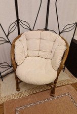 Poltrona tipo "Vimini, rattan"
