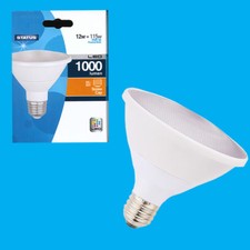 1x 12W PAR30 LED Lampadina spot ultra bassa energia ES E27 Lampada di sicurezza
