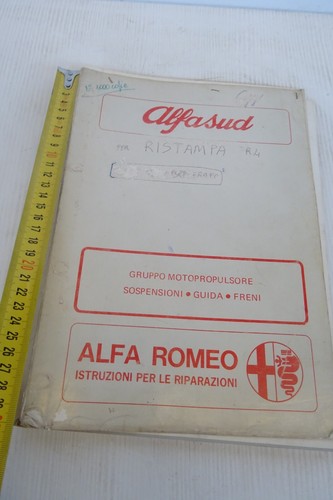 Manuale alfa sud - alfa, istruzioni