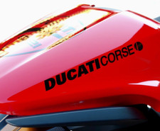 COPPIA ADESIVI DUCATI CORSE +