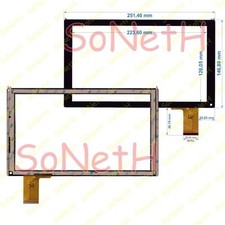 Vetro Touch screen Digitizer 10,1" GoClever 1010N Nero