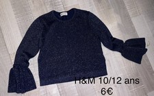 H&M 10 / 12 Ans Fille : Pull