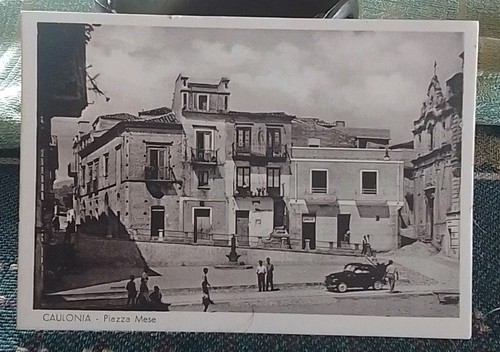 Cartolina caulonia piazza - cartolina,