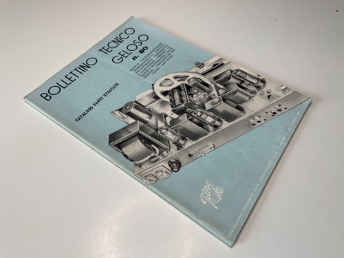 Bollettino tecnico geloso - tecnico,