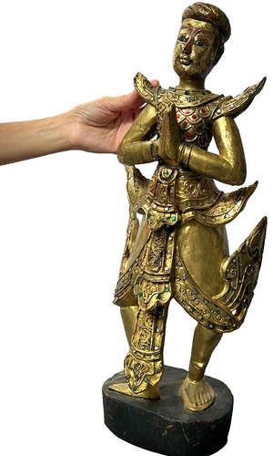 Antique burmese mandalay gilt - mandalay,