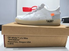 NIKE  OFF-WHITE x AIR FORCE AF1 OW BIANCO Taglia 45