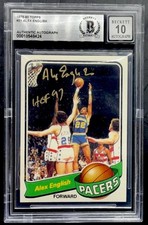 Alex inglese RC firmato BGS AUTO 10 1978-80 Topps #31 Rookie Denver Nuggets HOF