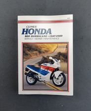 Honda CBR600F 1987-1989 Manuale uso e manutenzione officina riparazione 600 Hurricane Clymer M439