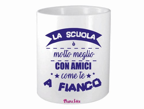 Portapenne scritta scuola e - scuola,