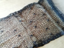 Antico velo da messa, pizzo tombolo, ca. 45x198 cm