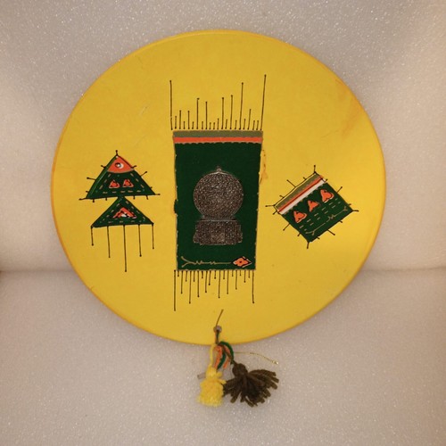 Piatto ceramica decorato - in,