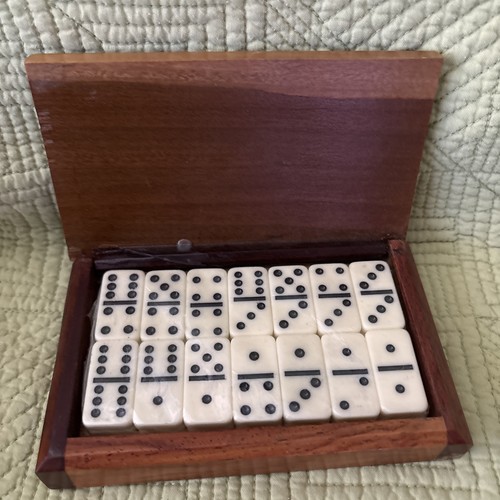 Mini domino vintage legno set - mini,