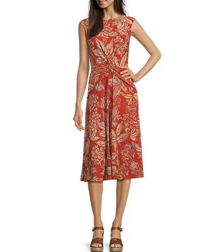 Abito midi floreale tissanna