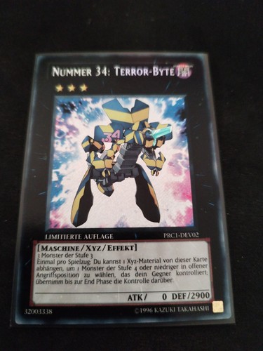 Numero 34 terror - yu-gi-oh, byte