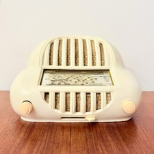RADIO VINTAGE SONORETTE 50 AVORIO ART DECO A VALVOLE D’EPOCA SONORA RARA MOMA