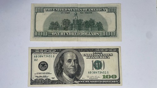 Banconota 100 dollari usa - da,