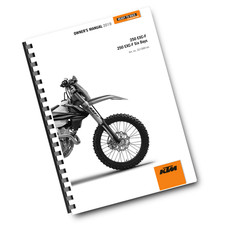 KTM 2019 - 250 EXC-F SEI GIORNI - MANUALE D'USO RISTAMPATO
