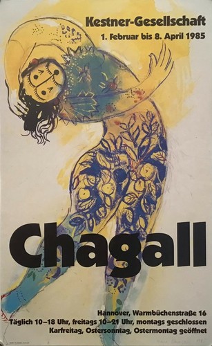 Poster originale chagall - originale, 1985