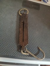 Vecchia Bilancia  A Mano Ottone E Rame Vintage Antica Attrezzatura 