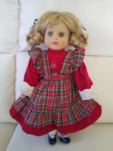 Bambola bionda vintage - cm, 35