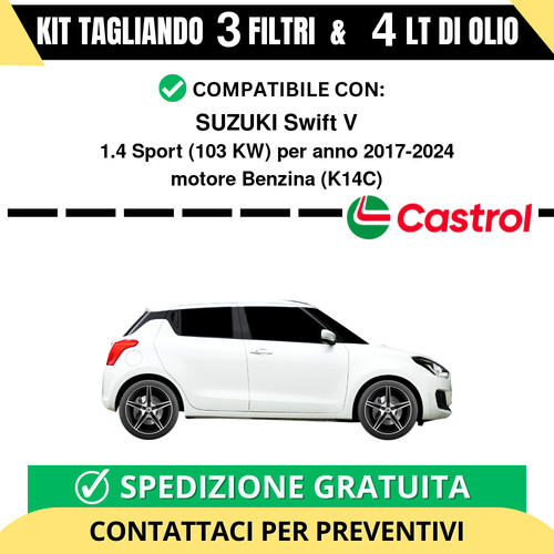 Tagliando per suzuki swift - per, v