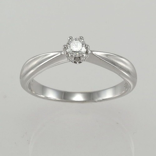 Anello diamante solitario - anello, ct