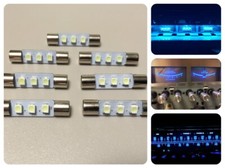 7x lampade LED blu ghiaccio