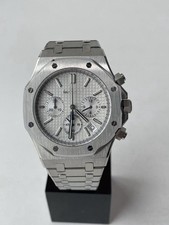 Orologio Crono Custom Argento | Design Sportivo | Automatico | 42mm