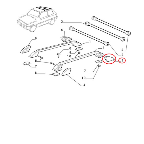 Original fiat panda roof - original,