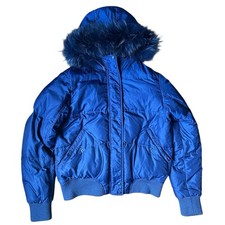 GAS Blue Puffer Jacket donna
