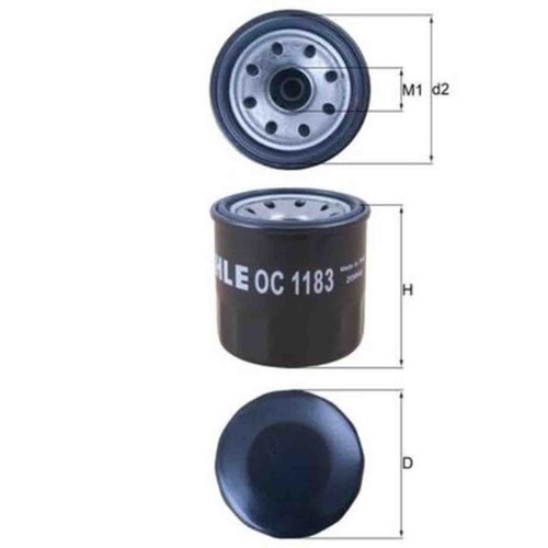 Filtro olio 1183 knecht - filtro,
