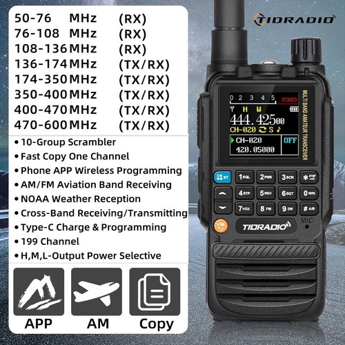 Scanner airband tidradio - scanner,