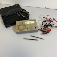 VINTAGE AVO METRO multiminor MK 4 MULTIMETRO da testare con astuccio
