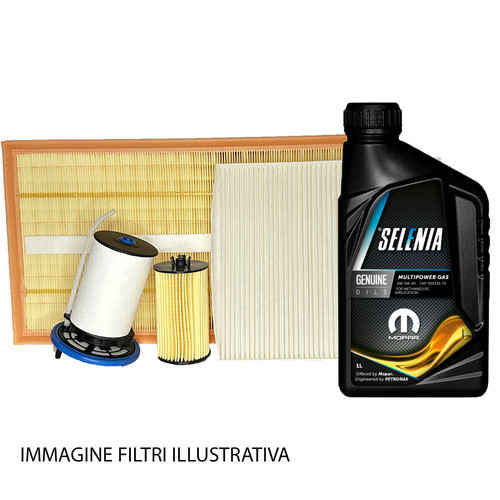 Kit tagliando olio 5w40 - 4,