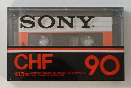 Sony chf musicassetta 1978 - chf, 90