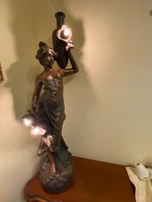 Statua anni 40 artigianale in creta "STILE LIBERTY"