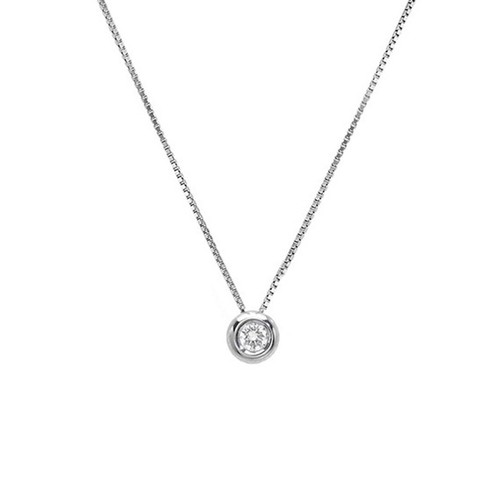 Collana oro bianco 18kt