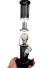 Bong vetro teschio alto 12"