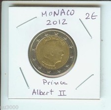 2012 2€ MONACO 2 Euro  2-€