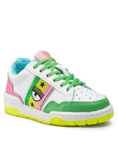 SCARPE SNEAKERS DONNA CHIARA FERRAGNI CF2902 PELLE 010 BIANCO ORIGINALE AI