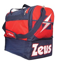 Zeus Box 10 Borse Medium Delta, Calcio/All Sport - Colore Blu/Rosso/Bianco