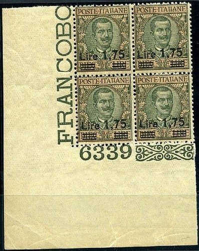 1924 regno italia floreale - d'italia,