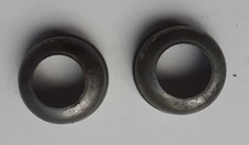 Coppia calotte del movimento centrale a perno bici antica Bianchi Maino