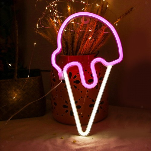 Insegna bar illuminata con
